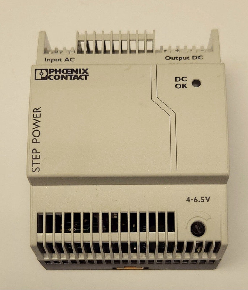 PHOENIX CONTACT STEP PS 1AC 5DC 6.5 Switching Power Supply Input 100-240 VAC