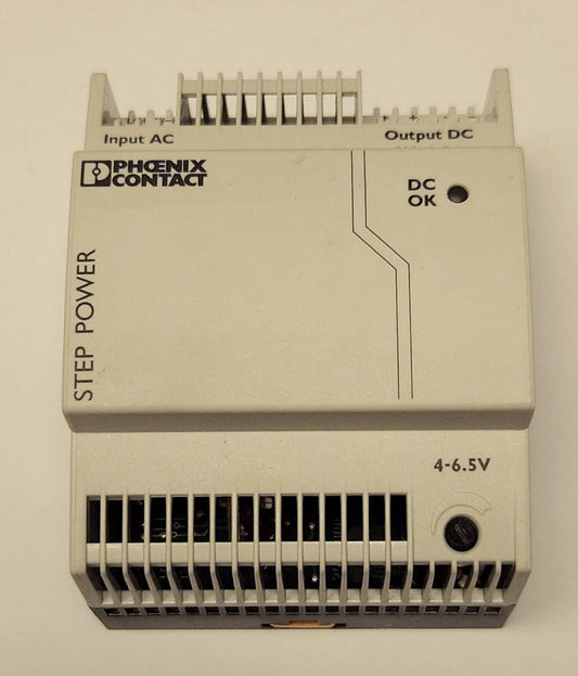 PHOENIX CONTACT STEP PS 1AC 5DC 6.5 Switching Power Supply Input 100-240 VAC