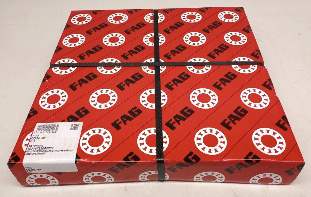Fag 6036-M-C3 Deep Groove Ball Bearing 180mm ID 280mm OD 46mm Width Open