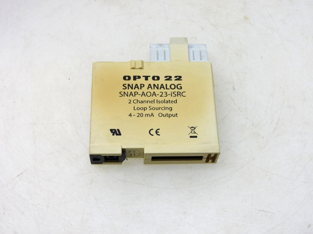 OPTO 22 SNAP ANALOG SNAP-AOA-23-iSRC 2 CHANNEL ISOLATED LOOP SOURCING MODULE