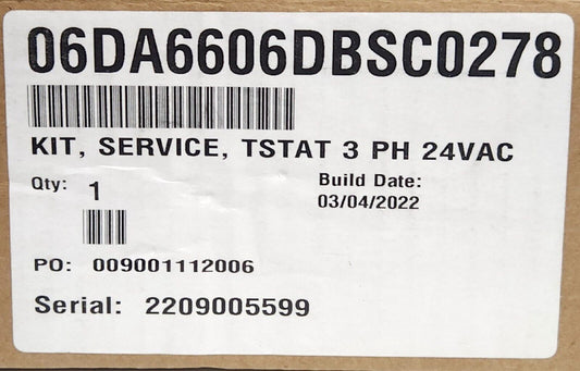 CARLYLE 06DA6606DBSC0278 Hybrid Motor Protection System 06D TSTAT 06DA509603