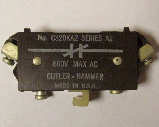 CUTLER HAMMER Series A2 NC Auxiliary Contact C320KA2