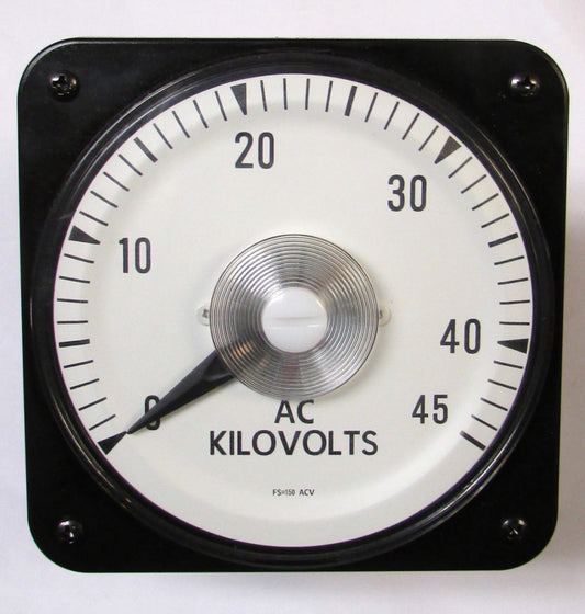YOKOGAWA 103021PZXU7P 0-45 AC Kilovolts AB40 Panel Meter 150 VAC 103021PZXU7MWW