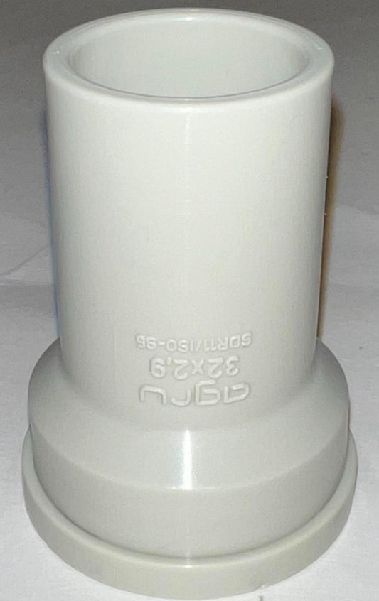 AGRU SDR11 ISO S5 PPR 32 X 2.9 13/1 Piping Half Union