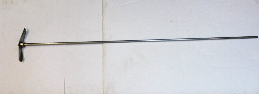 NO NAME 40" STAINLESS CHEMICAL PAINT GROUT AGITATOR MIXER 6" PROPELLER 3/8"SOD