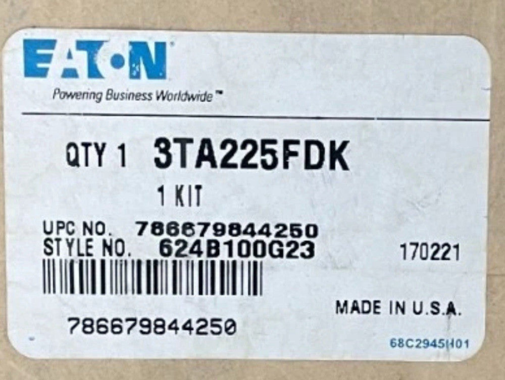 EATON CUTLER HAMMER 3TA225FDK F Frame Type FD HFD ED Breaker Lug Terminal Kit