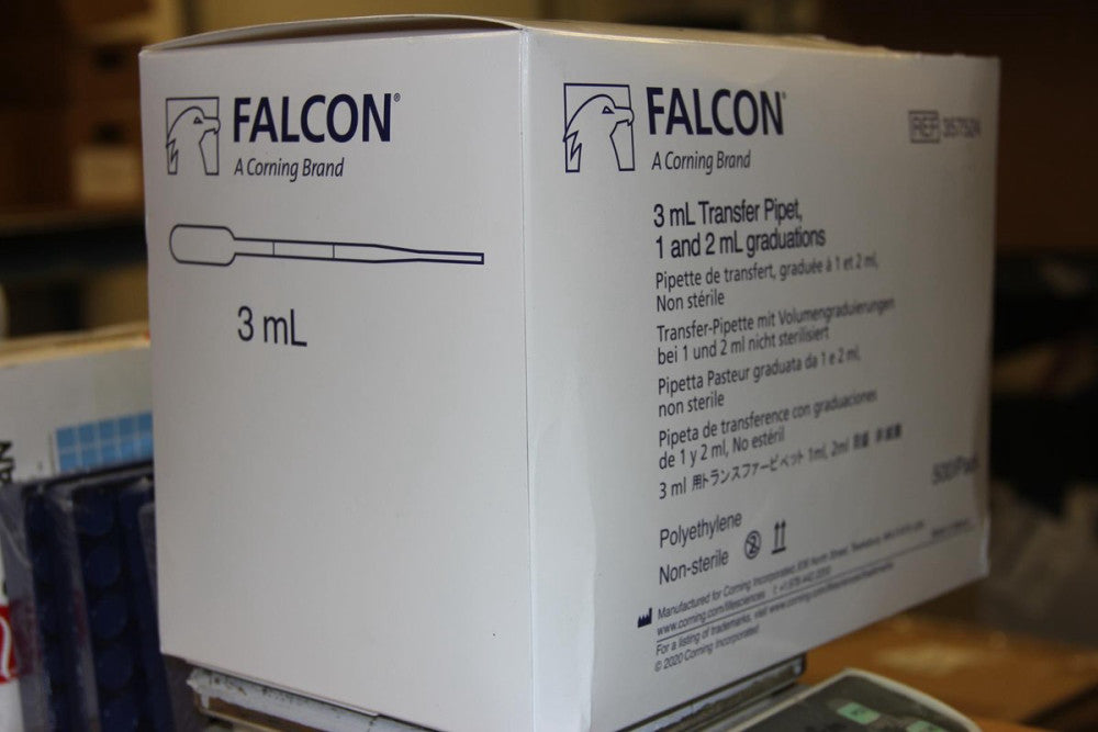FALCON 357524 1 and 2 mL Graduations 3mL Transfer Pipet 500/Pack