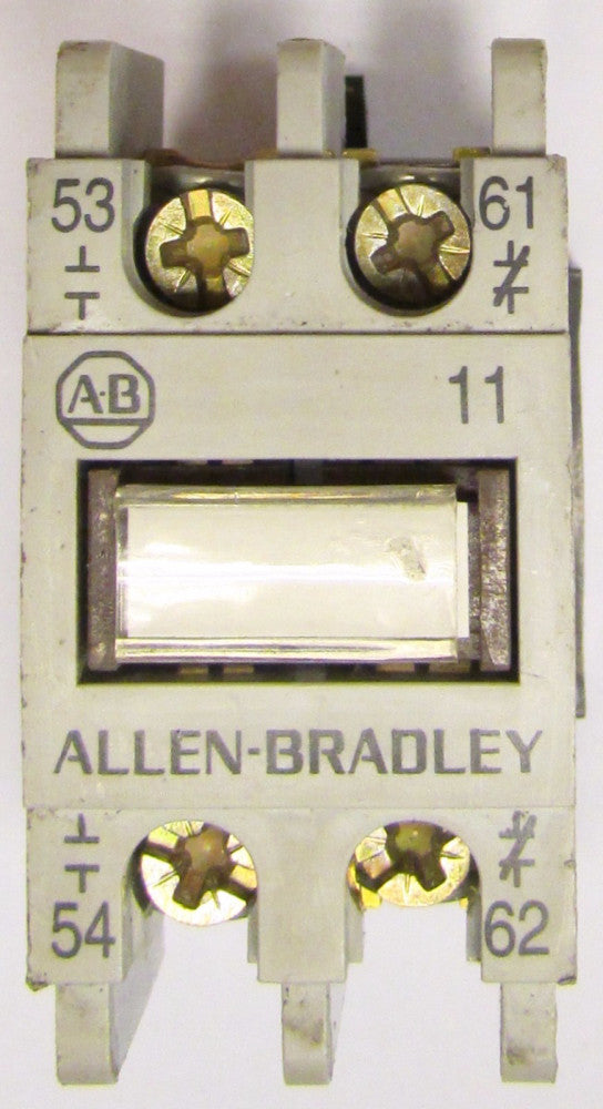 ALLEN BRADLEY 195 FA11 Top Mount Auxiliary Contact 195-FA11