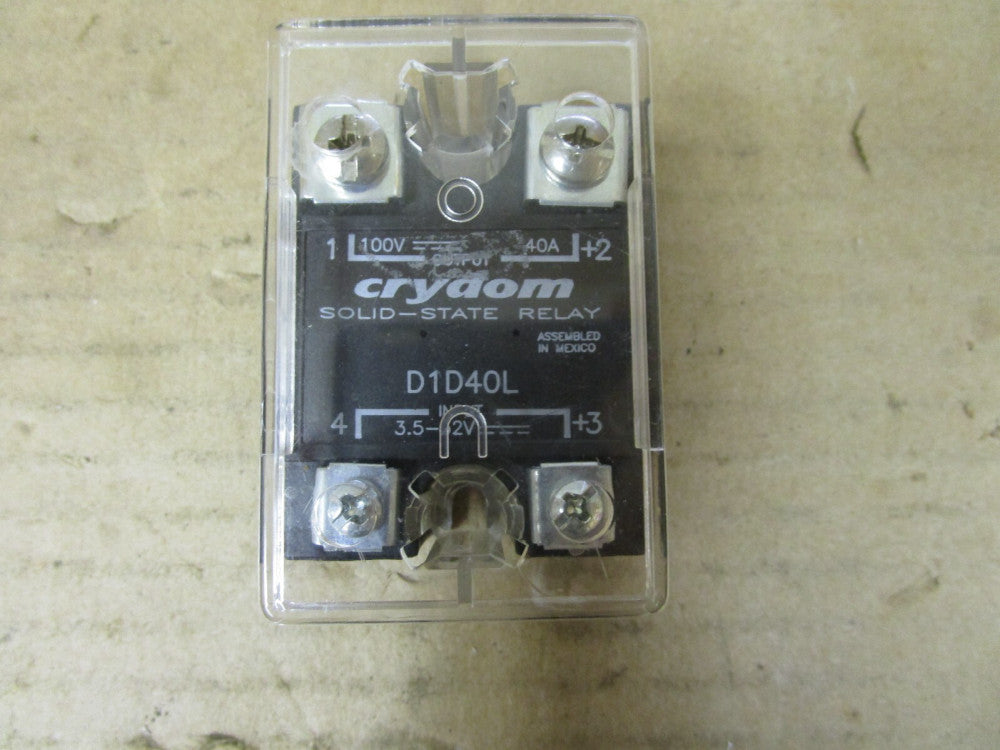 CRYDOM SOLID STATE REALY D1D40L 100V 40A