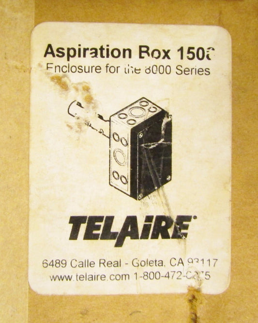 TELAIRE Aspiration Box 1508 Ventostat 8000 CO2 Ventilation Enclosure
