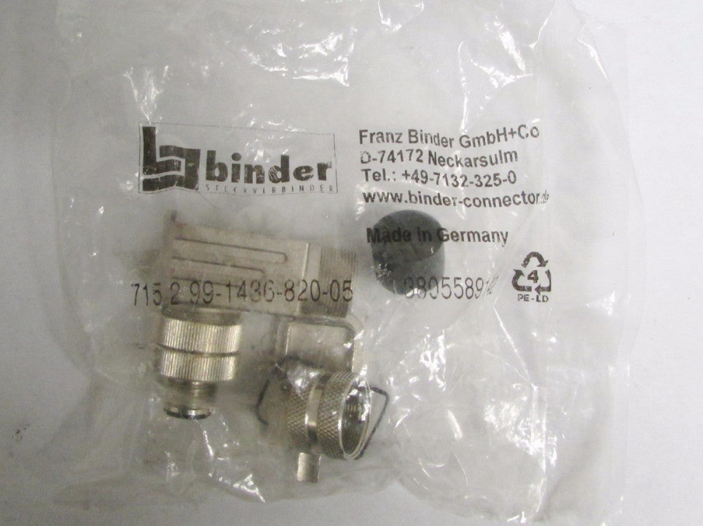 BINDER 715 2 99 1436 820 05 Male 5 Pin Connector 3805589142