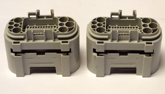 SET OF 2 APTIV PA66 GF33 Wiring Harness Head Plug End Assembly