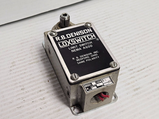 RB DENISON LOX SWITCH LIMIT SWITCH L100WSX SER F - USED