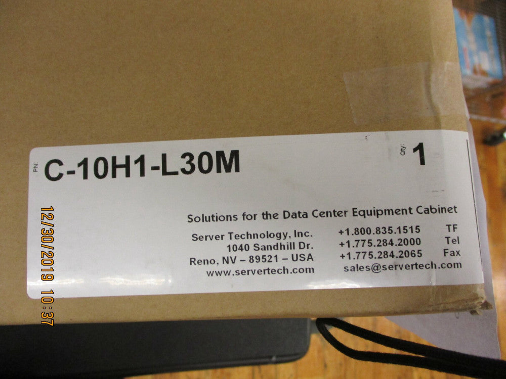 SERVER TECHNOLOGY - C-10H1-L30M - Metered Cabinet Distribution Unit