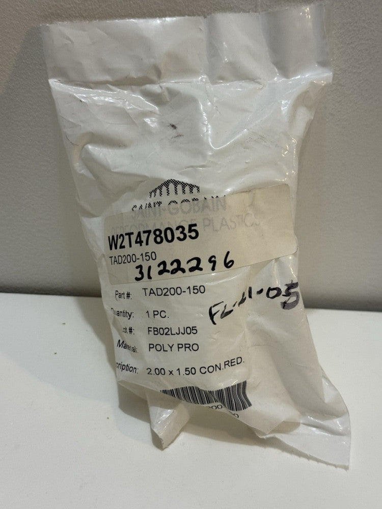 Saint Gobain TAD200-150 Concentric Reducer 2"x1.50" - New