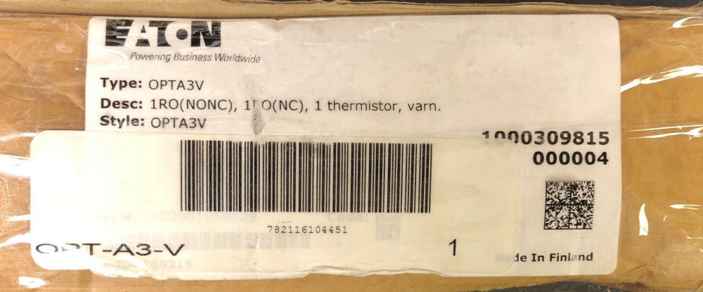 EATON CUTLER HAMMER OPTA3V 9000X Series Drive Control Option PC Board