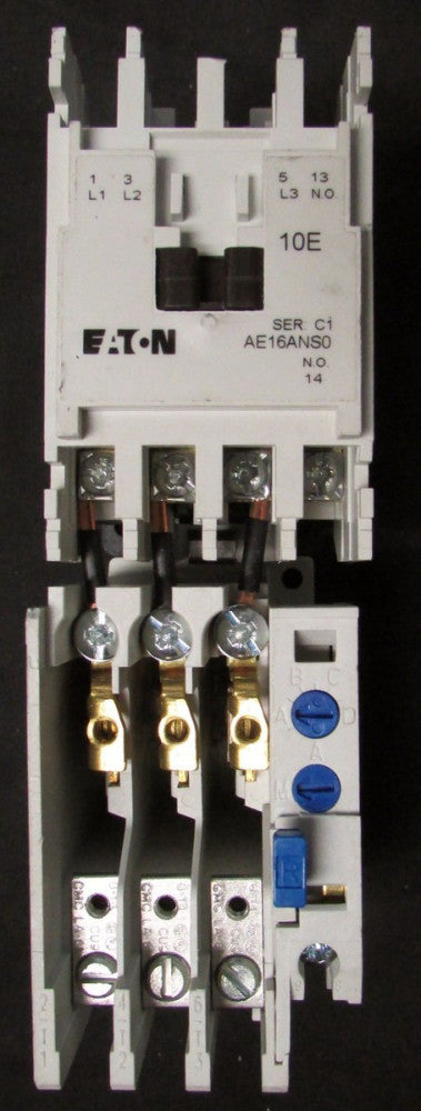 EATON CUTLER HAMMER AN16ANS0AC Size A Starter 110/120V 7 Amp AN16ANS0