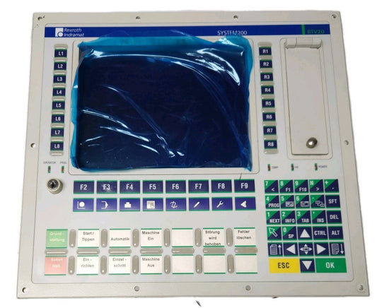 REXROTH INDRAMAT BV20 3SA 56B 45C D FW SYSTEM 200 BTV20 Visual Computer Operator