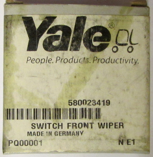 YALE 580023419 3 Pos. 2 Maintained 1 Momentary Lighted Wiper Switch 444113 46K05
