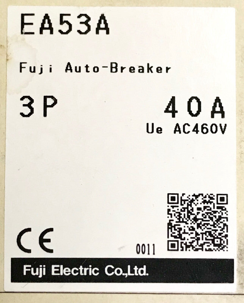 FUJI EA53A 3 Pole 40 AMP FAB Auto Breaker 