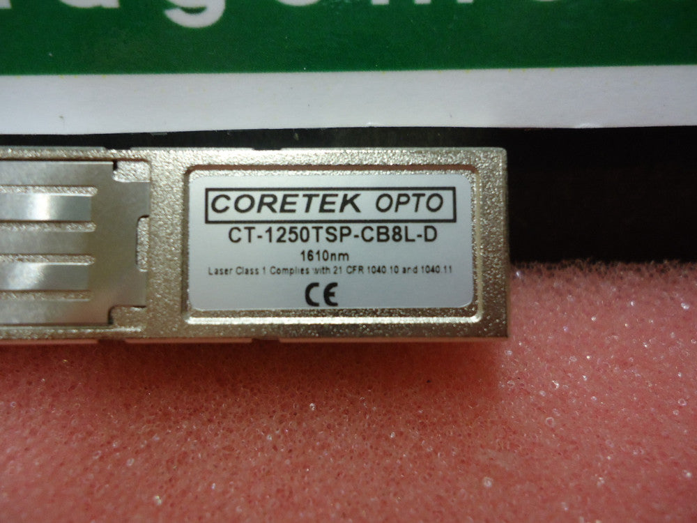 CT-1250TSP-CB8L-D 1610 Coretek SFP with DDMI, 1.25Gb/s, 80km Brand New!