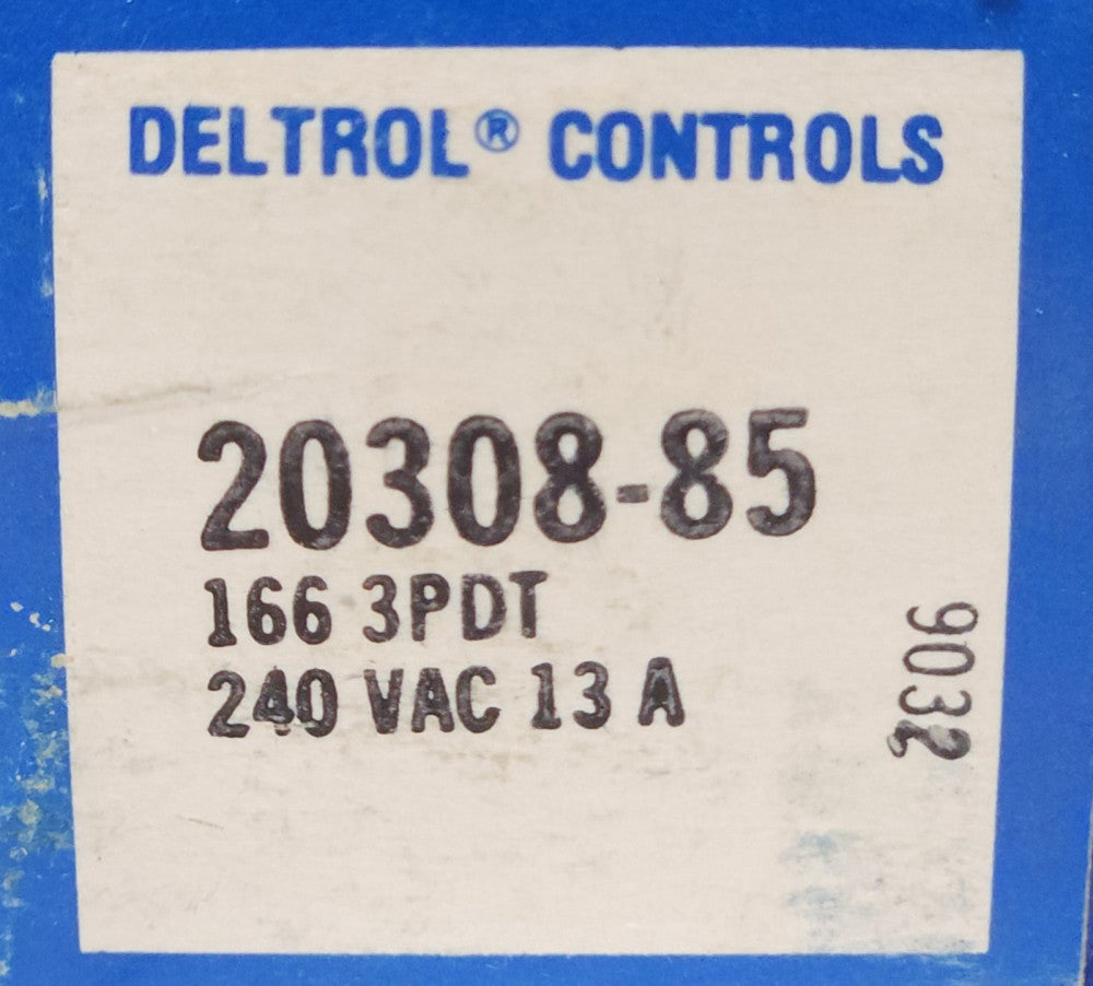DELTROL 20308 85 166 3PDT 240 VAC 13 AMP 11 Blade
