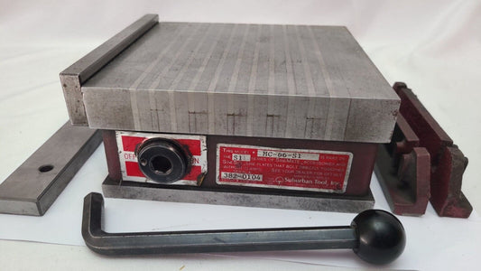Suburban Tool SineMate MC-66-S1 6" x 6" Magnetic Sine Plate Chuck Magnet Manual