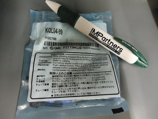 SMC KQL04-99 Elbow Union. Brand New! Sold in a lot of 6 Pieces!