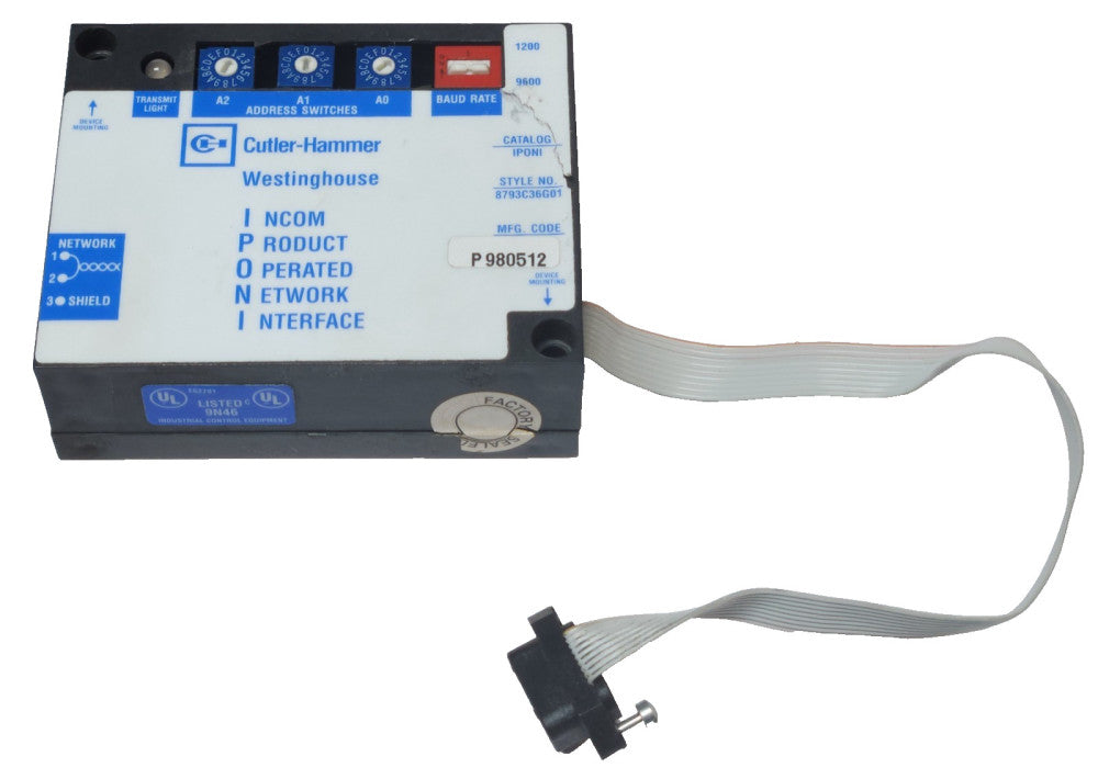 CUTLER HAMMER WESTINGHOUSE IPONI INCOM PONI Network Interface Module 8793C36G01
