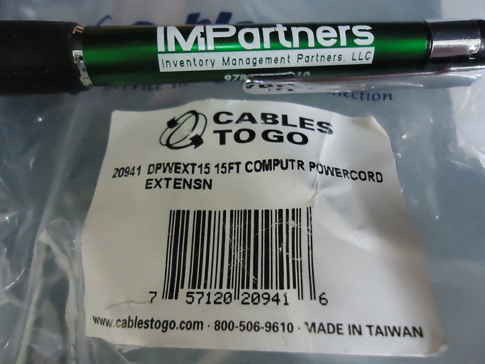 Cables to Go 20941 15ft 18 AWG Computer Power Cable. Brand New! 3 Pieces!