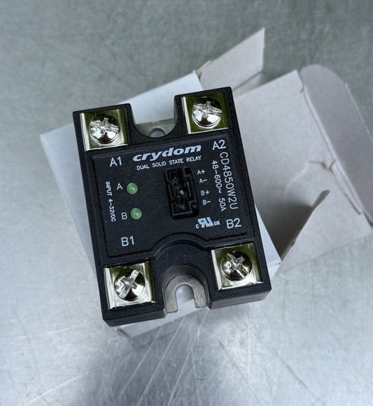 Crydom CD4850W2U Evolution Dual Solid State Relay 48V-600V 50A - New