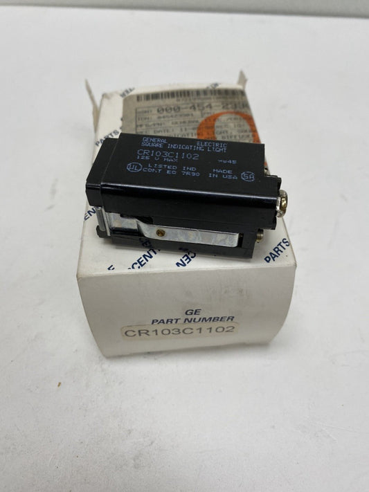 New General Electric CR103C1102 Square Indicator Light 125V Max