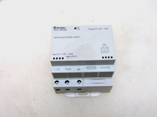 FINDER 78.60.1.230.2403 SWITCHING POWER SUPPLY 24V 2.8A