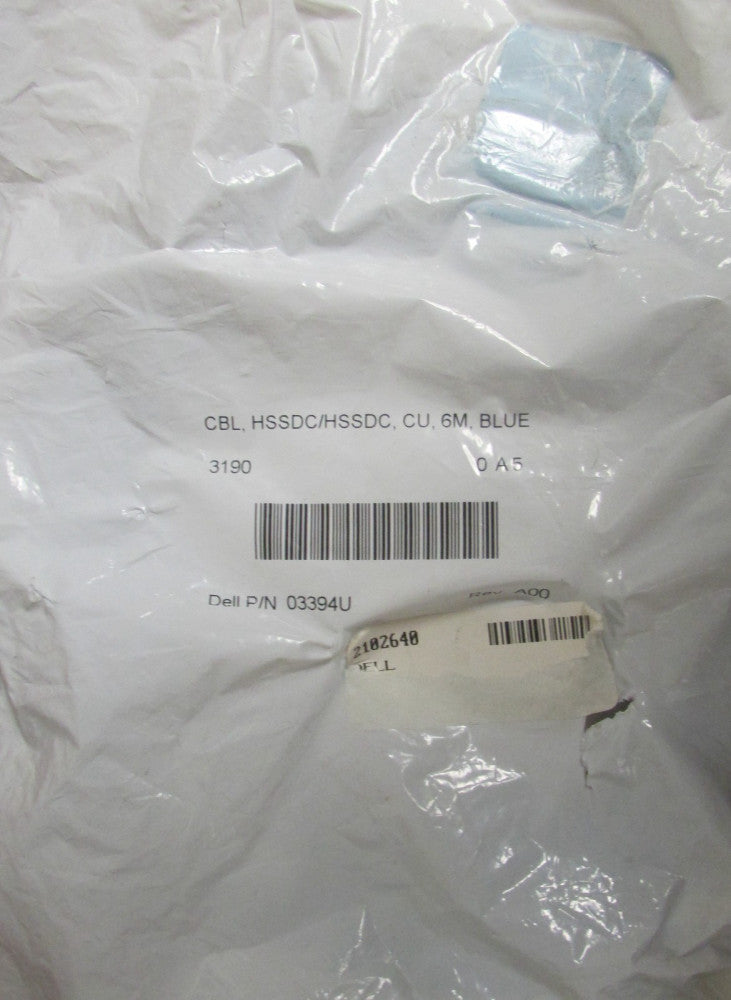 DELL 6M Blue Cable CBL HSSDC HSSDC CU 6M BLUE 