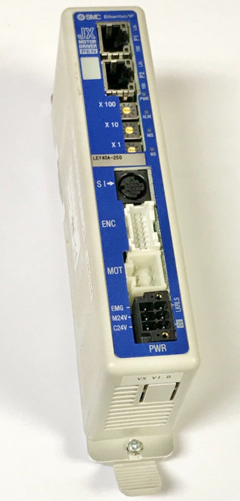 SMC JXC918 LEY40A 250 Type JX Motor Driver PEN Power Supply 24 VDC