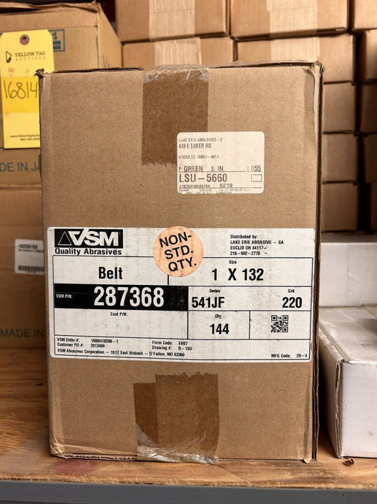 VSM Sanding Belt 287368 541JF (QTY 144)
