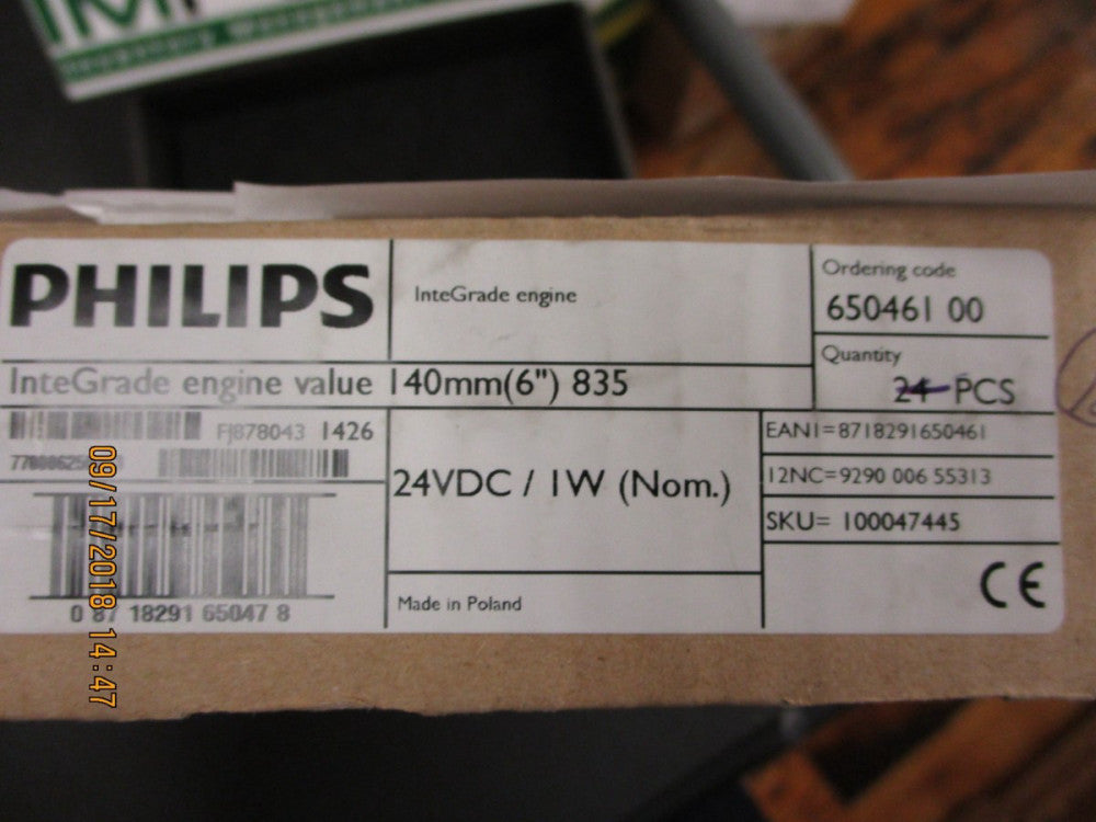 650461 Philips 1W 6" LED Strip Kit 24VDC BRAND NEW!