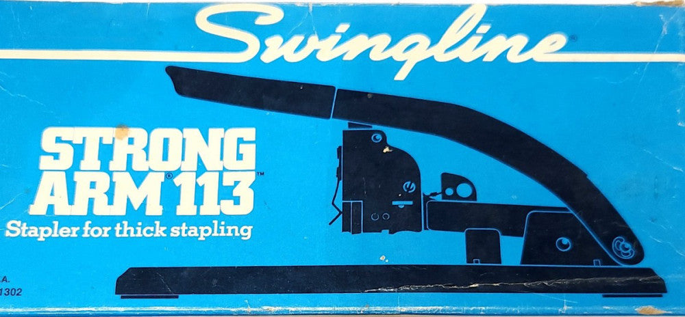 SWINGLINE STRONG ARM 112 MODEL 11302 for Thick Stapling Original Box + Staples