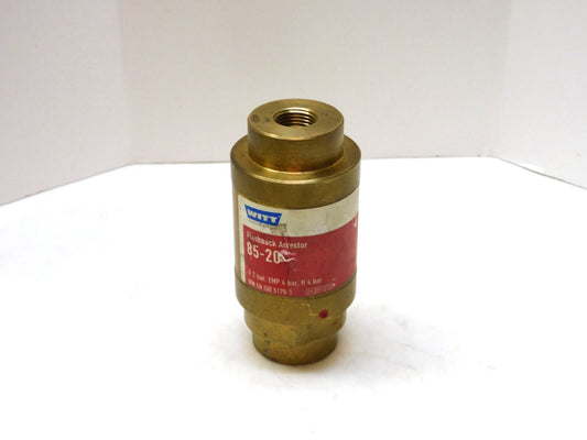 WITT FlashBack Arrestor 85-20