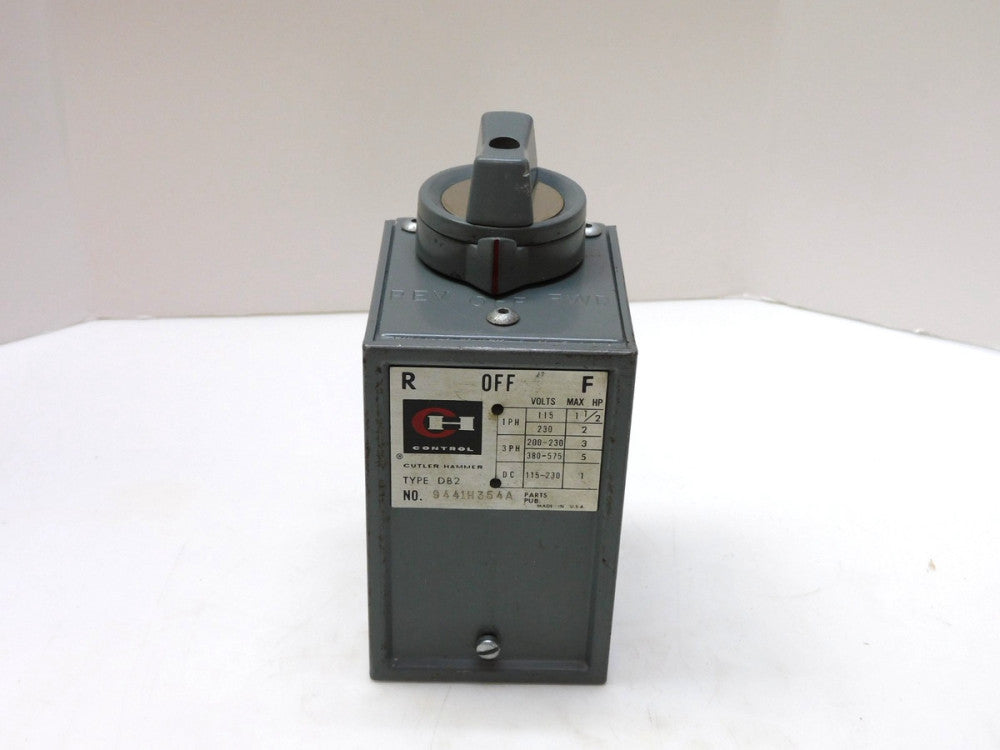 CUTLER HAMMER 9441H354 A FORWARD & REVERSING DRUM SWITCH