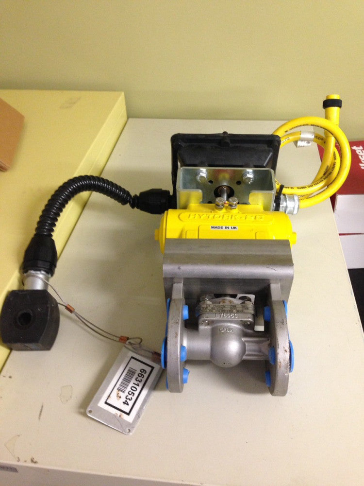 Hytork-26 actuator and Accutrak positioner with 1/2" valve