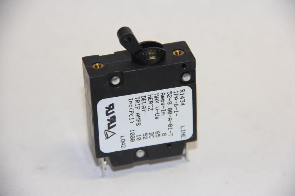AIRPAX IPA-6-1-52-8.00-A-01-T Single Pole 8A Hydraulic-Magnetic Circuit Breaker