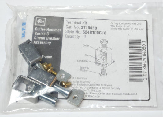 EATON CUTLER HAMMER 3T150FB F Frame HMCP Series C E7819 Stainless Steel Lug Term