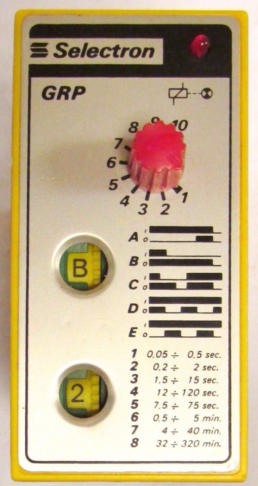 SELECTRON LYSS AG GRP 31/32 Multi Function 220V GRP Timing Relay Timer