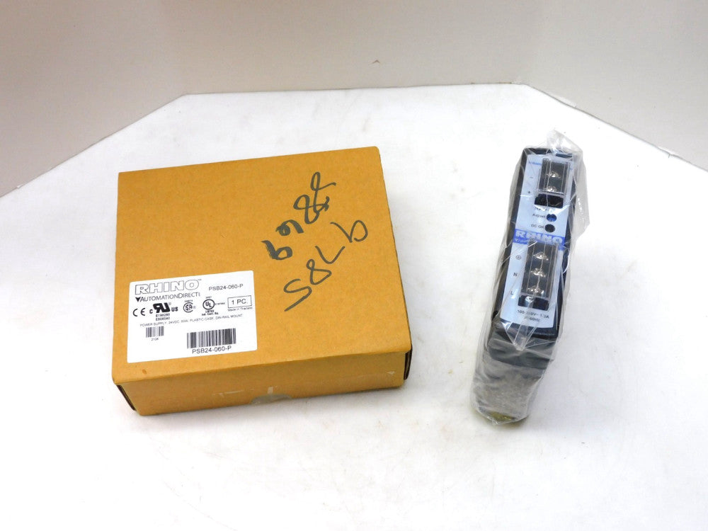 Automation Direct PSB24-060-P Rhino Industrial Power Supply 24vdc 2.5A