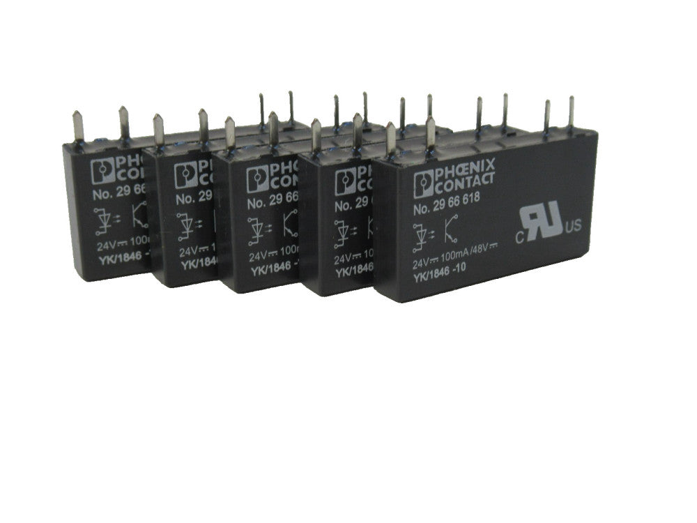 Phoenix Contact 29 66 618 , 2966618 Relay (New - Lot of 5)