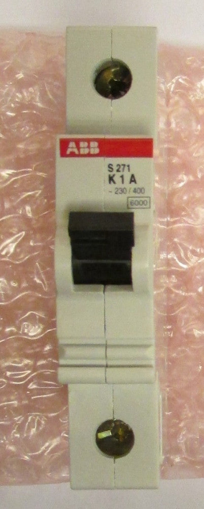 ABB S271 K1 Single Pole 1 Amp 2301400 V Breaker VDE 0660
