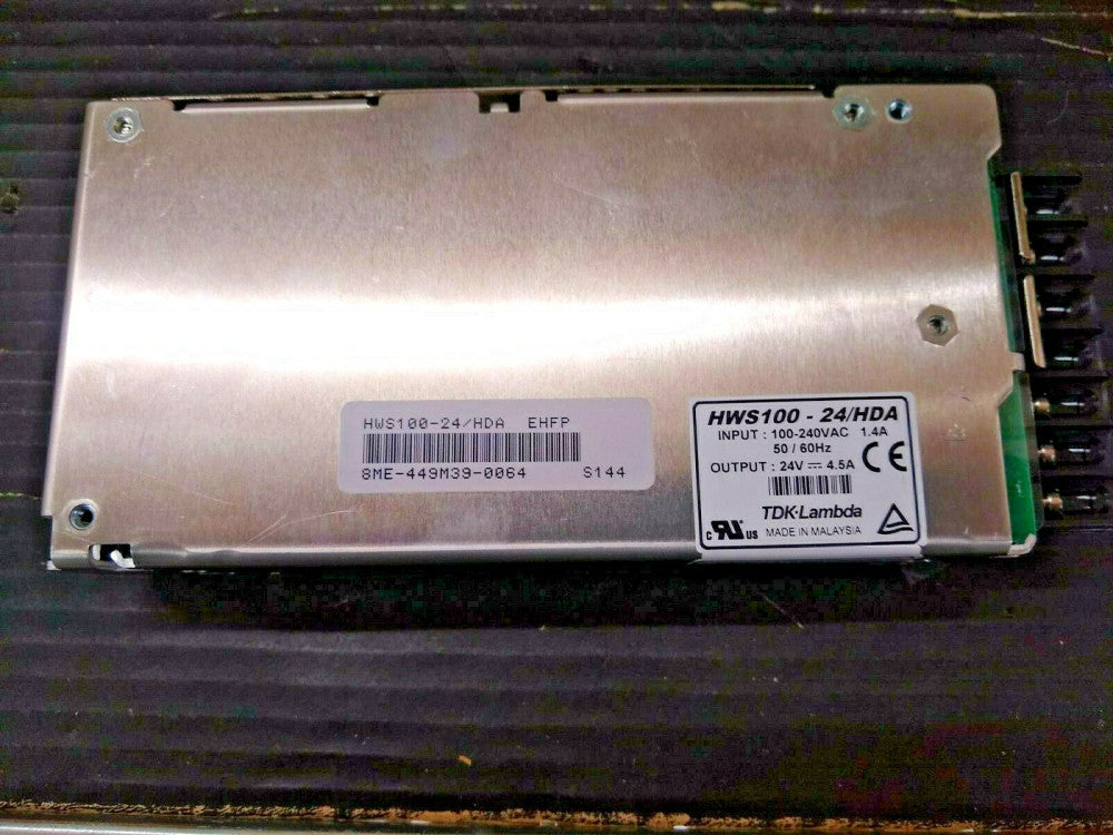 New, TDK-Lambda, HWS100-24/HDA, POWER SUPPLY, 120V AC, 24V DC, 100 WATTS