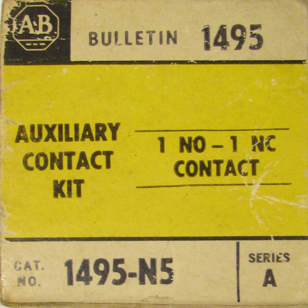 ALLEN BRADLEY 1 NO 1 NC Auxiliary Contact 1495 N5