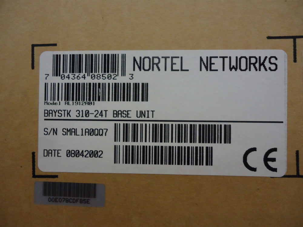 AL1912A01 NORTEL NETWORKS BYSTK 310-24T BASE UNIT BRAND NEW!